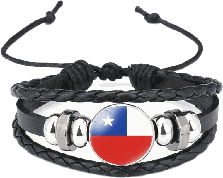 South America & World Football Country Flag Bracelets – 17 Designs