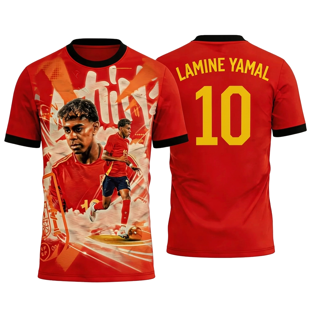 Lamine Yamal Barcelona No.10 Graphic T-Shirt