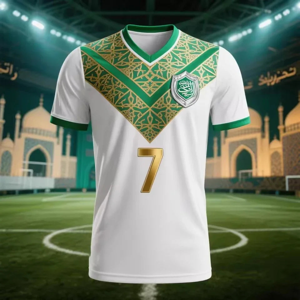 Saudi Arabia Flag Football T-Shirt