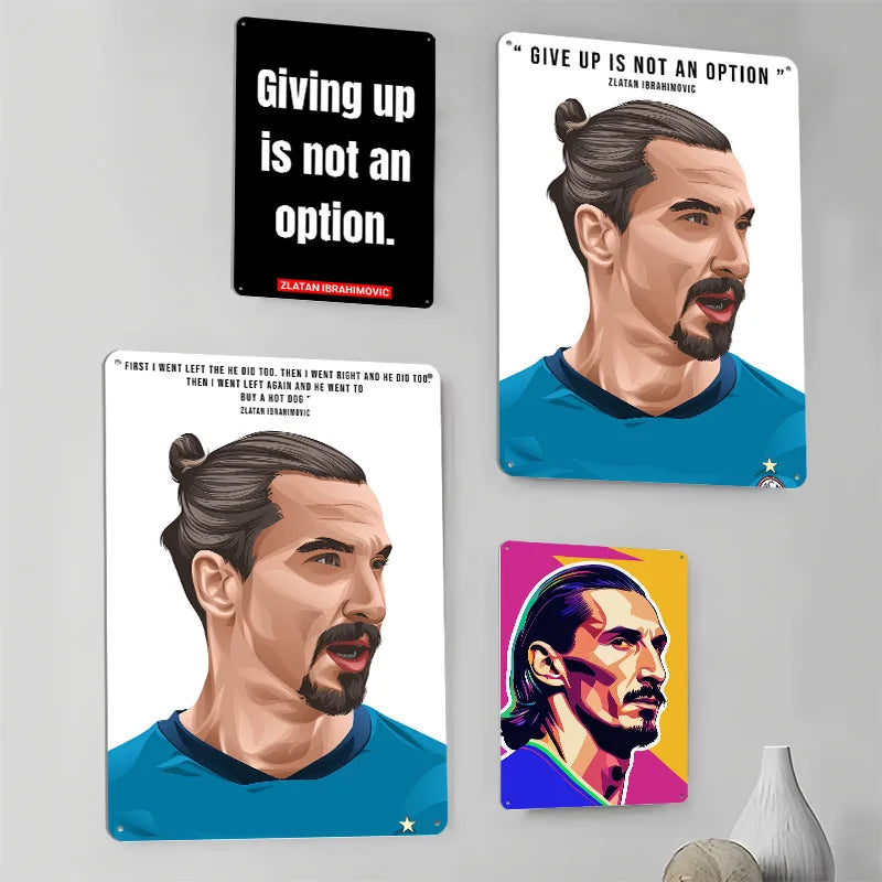 Zlatan Ibrahimović Football Legend Poster