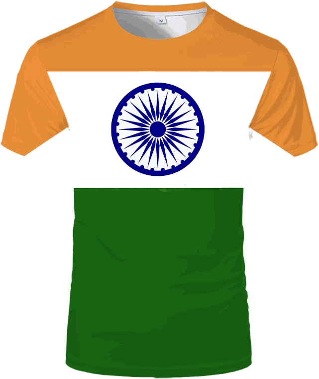 India Flag Football Training T-Shirt