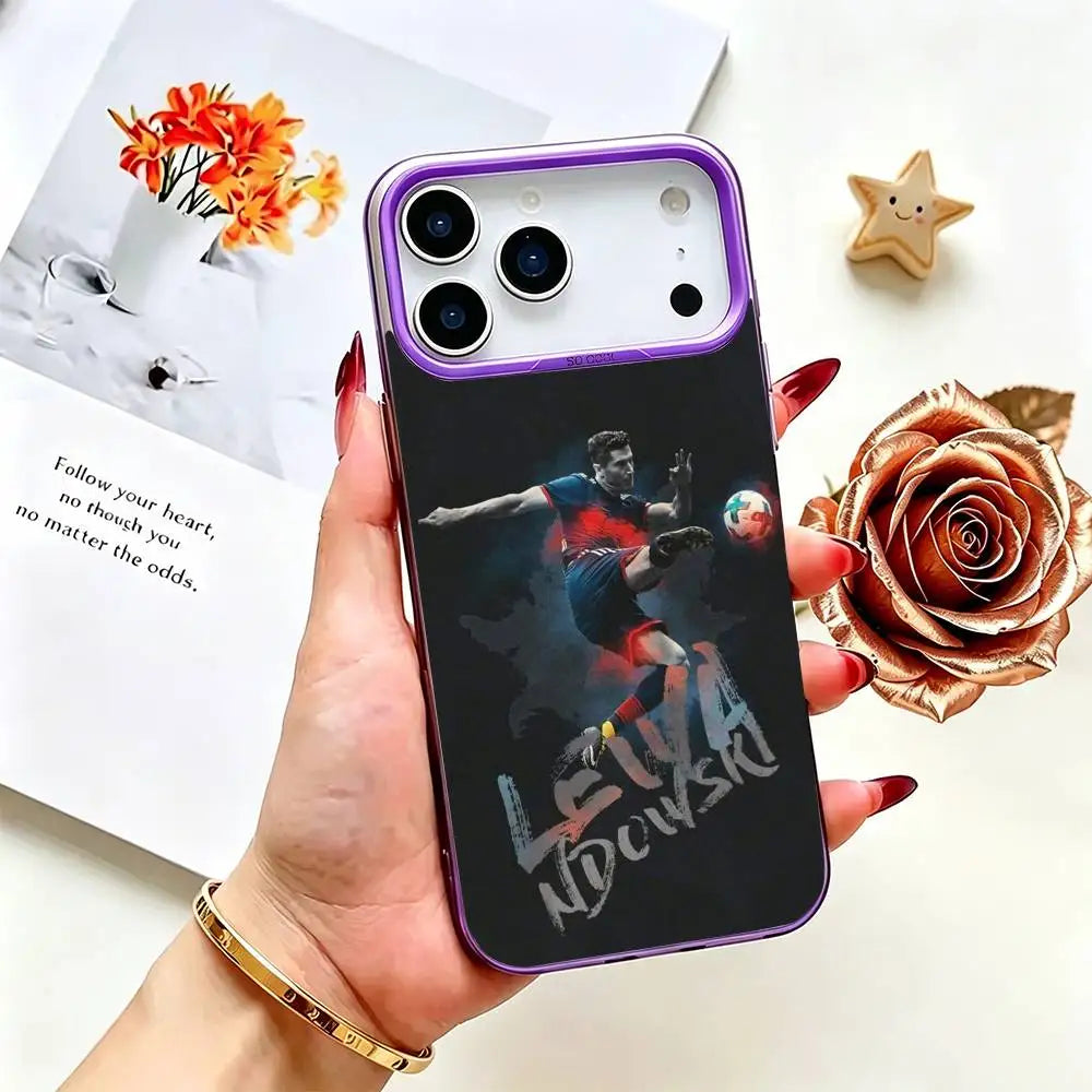 Robert Lewandowski Silver iPhone Case
