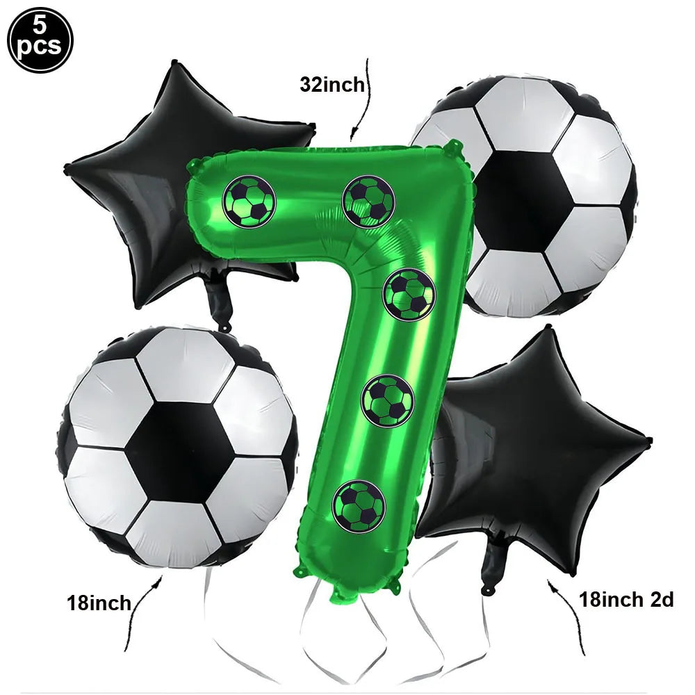 Giant Standing Football Trophy Foil Balloon – Champions Cup Party Decoration (UAE)
