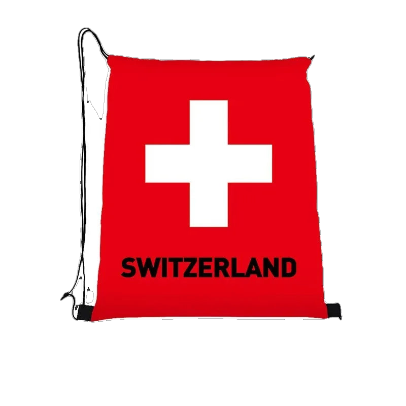 International Football Flag Drawstring Bag
