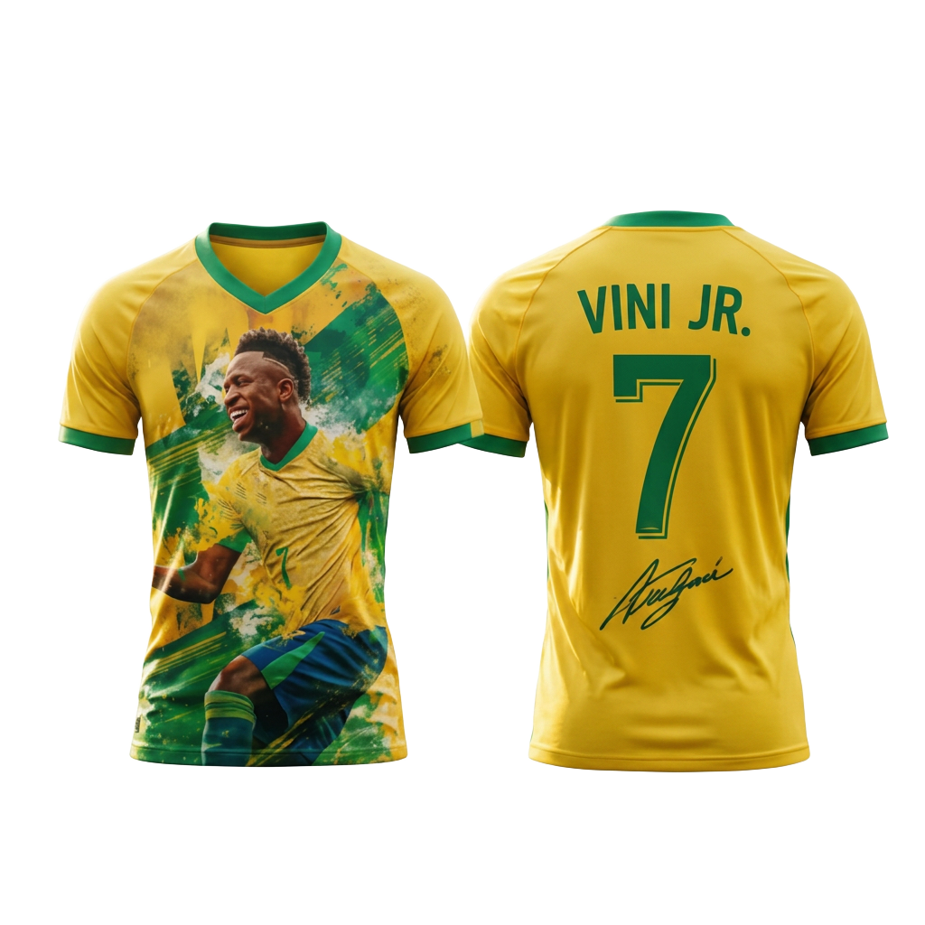 Vinícius Jr Brazil Football Fan T-Shirt