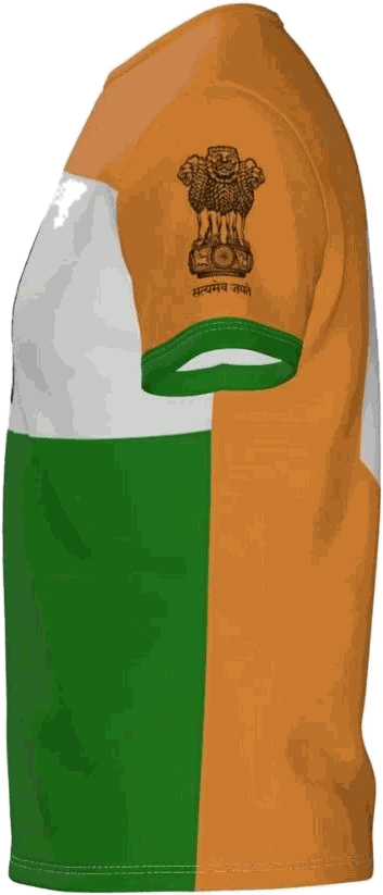 India Flag Football Training T-Shirt