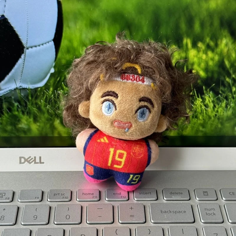 Football Stars Mini Plush Toys – Messi, Ronaldo, Haaland, Bellingham & Yamal