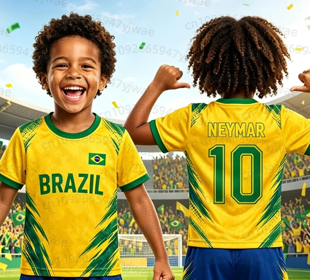 Kids Neymar Jr. Brazil Football Set