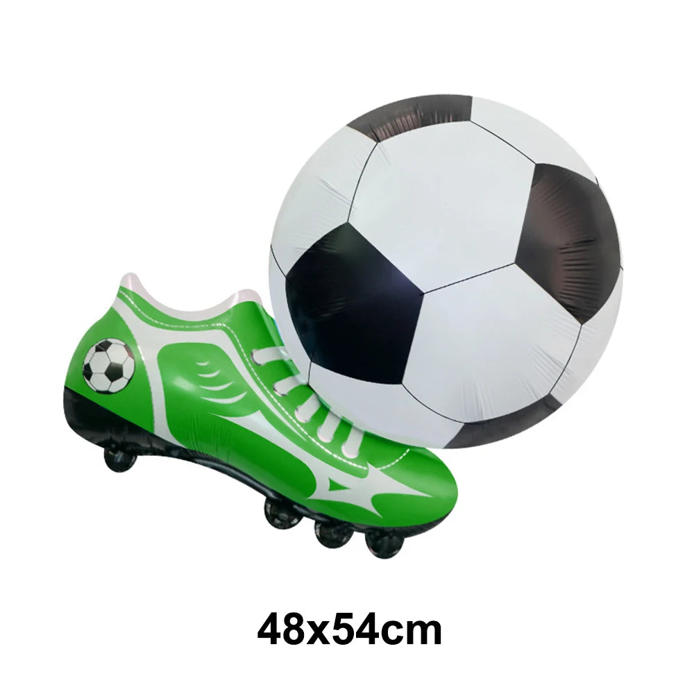 Giant Standing Football Trophy Foil Balloon – Champions Cup Party Decoration (UAE)