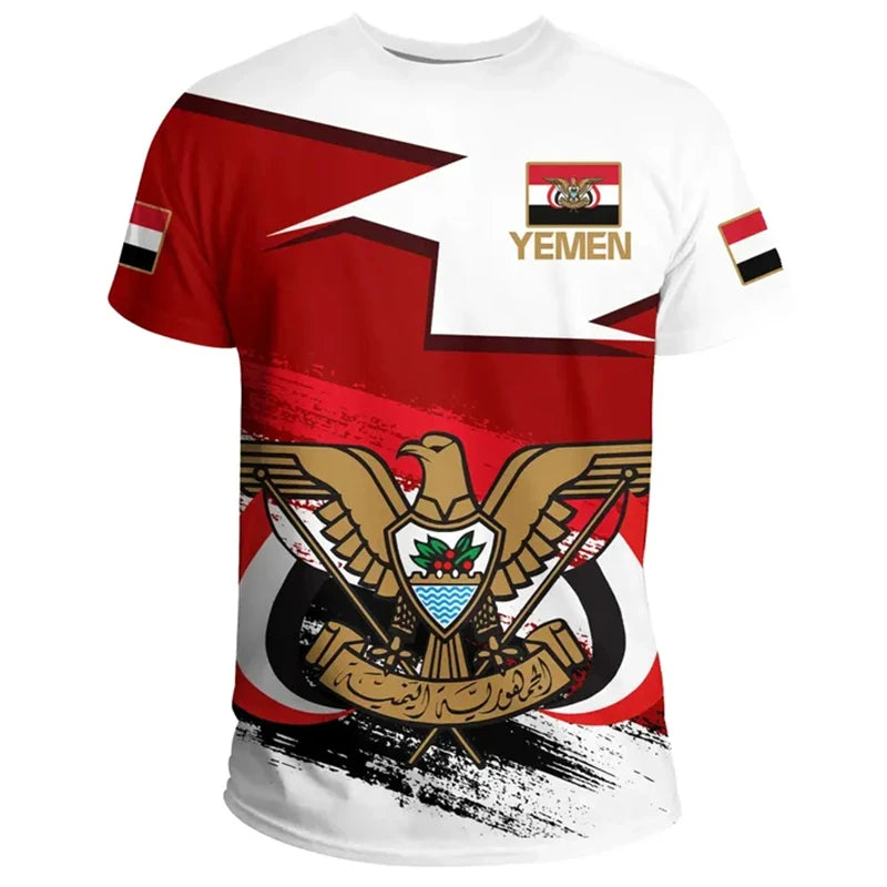Yemen Flag Football T-Shirt