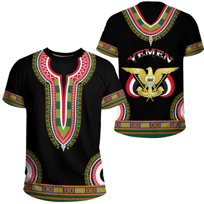 Yemen Flag Football T-Shirt