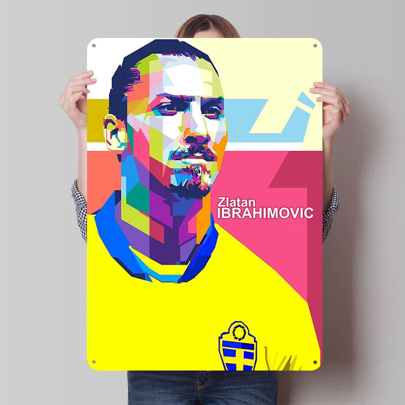 Zlatan Ibrahimović Football Legend Poster
