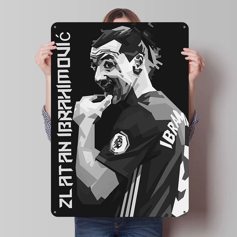 Zlatan Ibrahimović Football Legend Poster