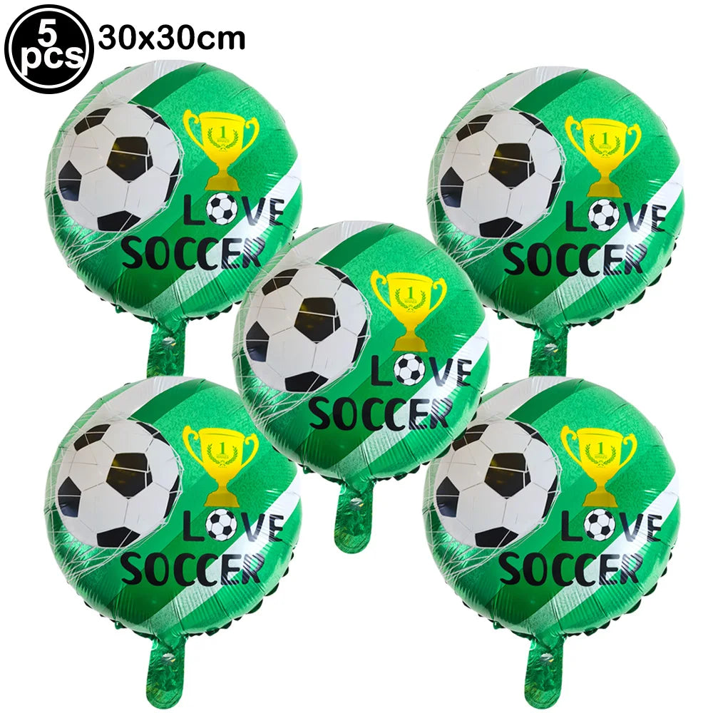Giant Standing Football Trophy Foil Balloon – Champions Cup Party Decoration (UAE)