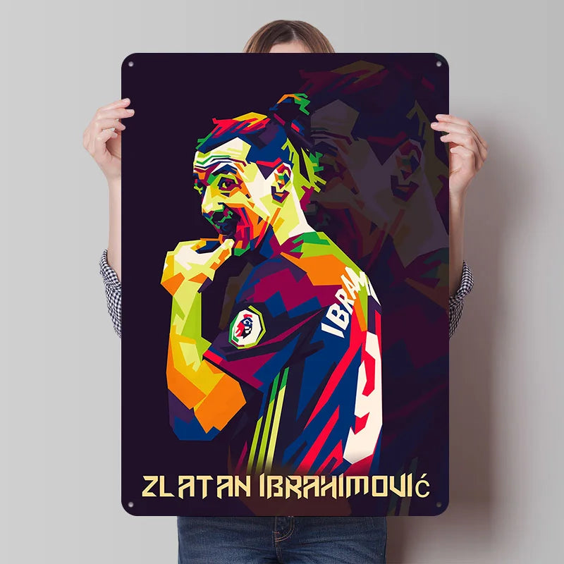 Zlatan Ibrahimović Football Legend Poster