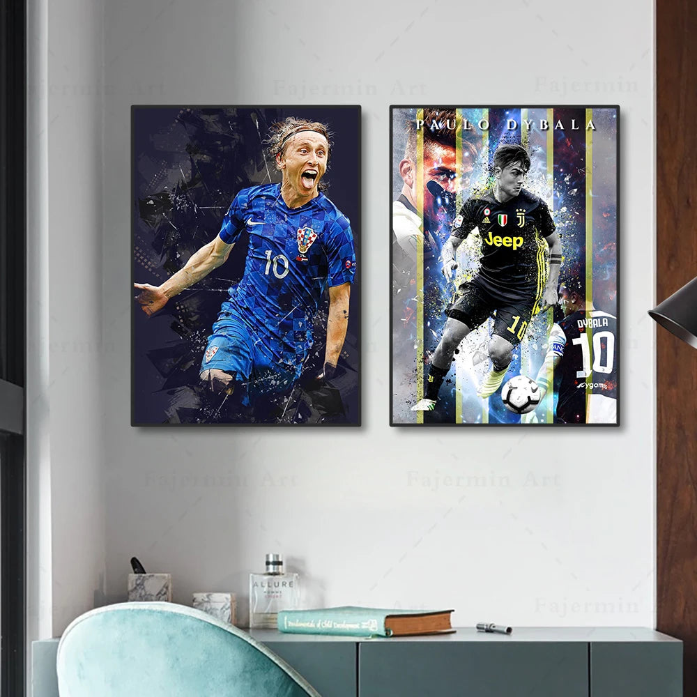 Zlatan Ibrahimović & Luka Modrić Poster
