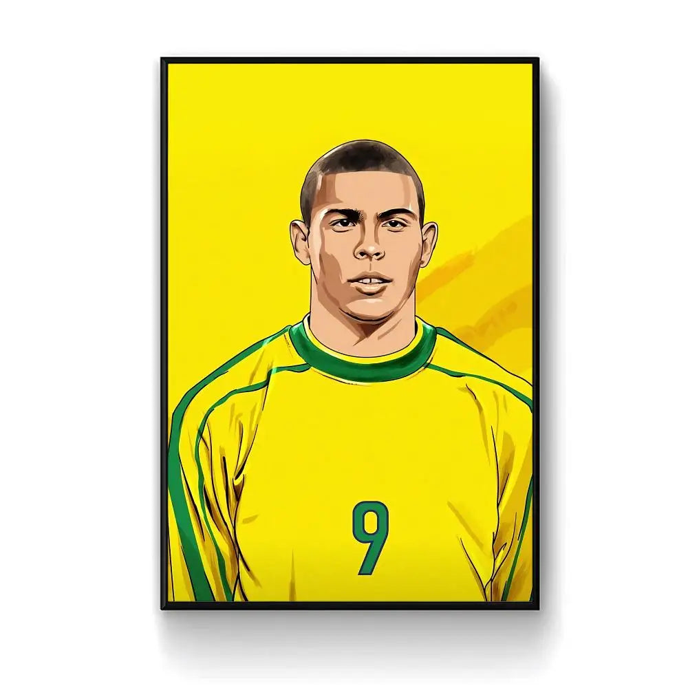 Ronaldo Brazilian footballer nr9 Poster