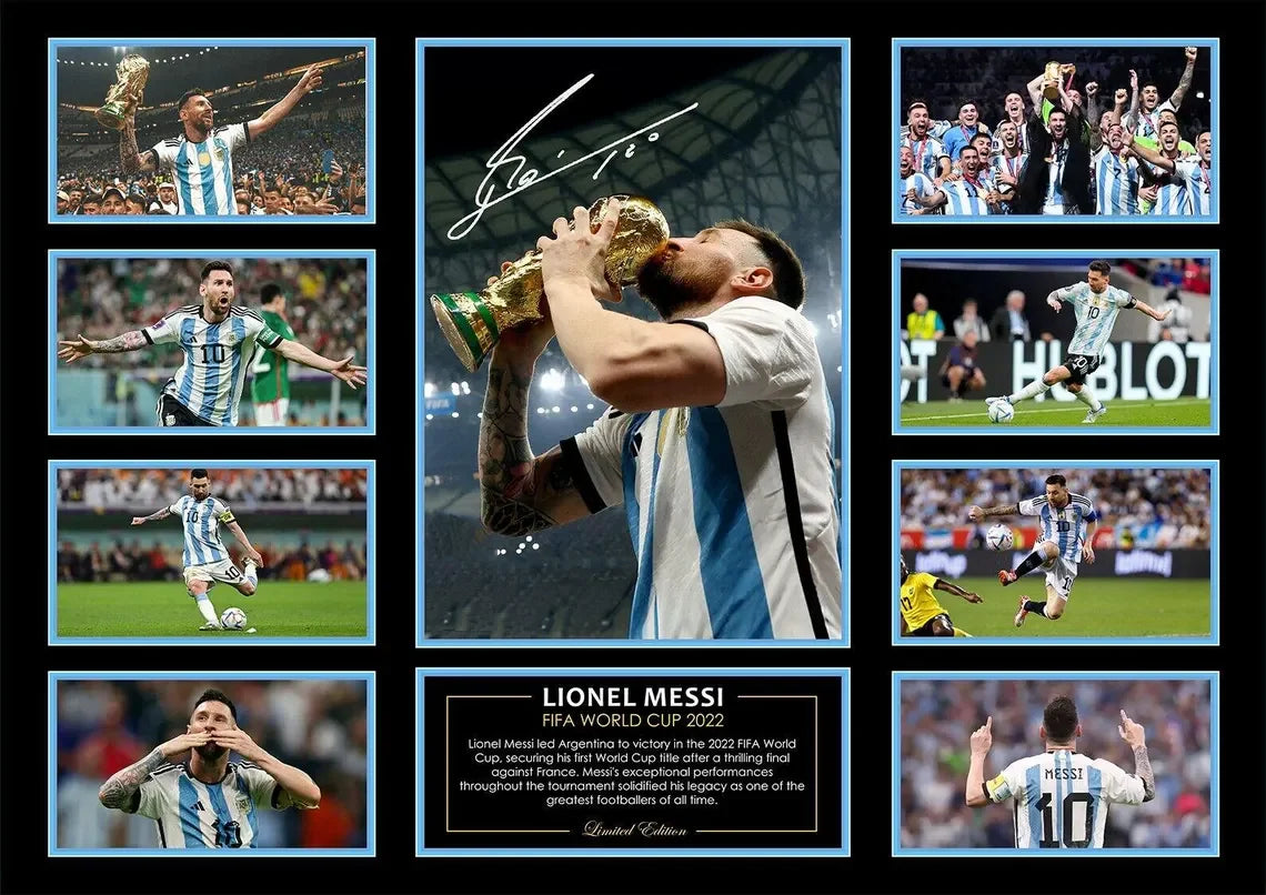 Kids Lionel Messi Football Poster