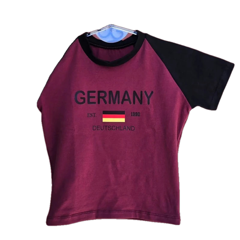 Women's Brazil Green Crop Top