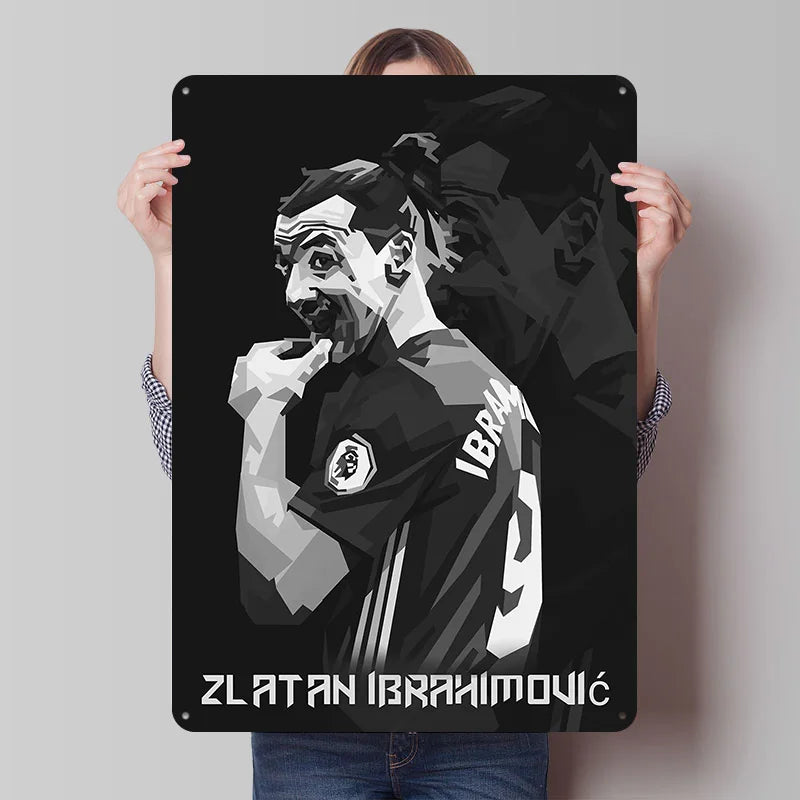 Zlatan Ibrahimović Football Legend Poster