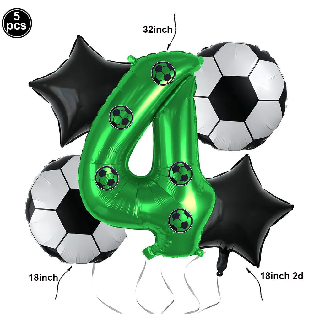 Giant Standing Football Trophy Foil Balloon – Champions Cup Party Decoration (UAE)