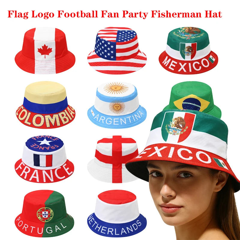 International Football Nations Flag Hat