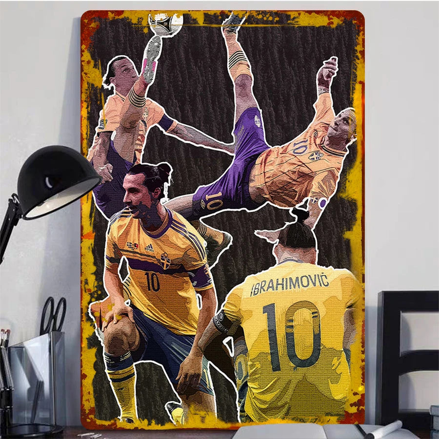 Zlatan Ibrahimović Icon Poster