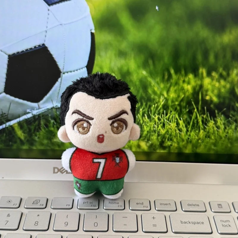 Football Stars Mini Plush Toys – Messi, Ronaldo, Haaland, Bellingham & Yamal