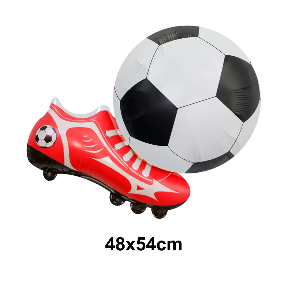 Giant Standing Football Trophy Foil Balloon – Champions Cup Party Decoration (UAE)