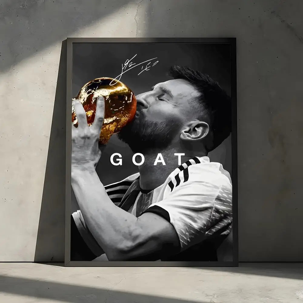 Lionel Messi Football Legend Poster