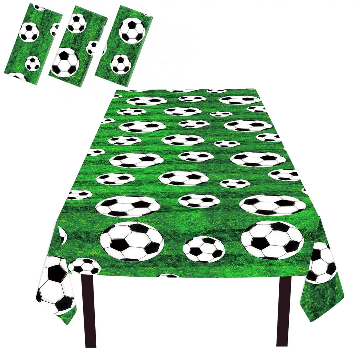 Football Party Decoration Set – Balloons, Tablecloths, Straws & Party Bags