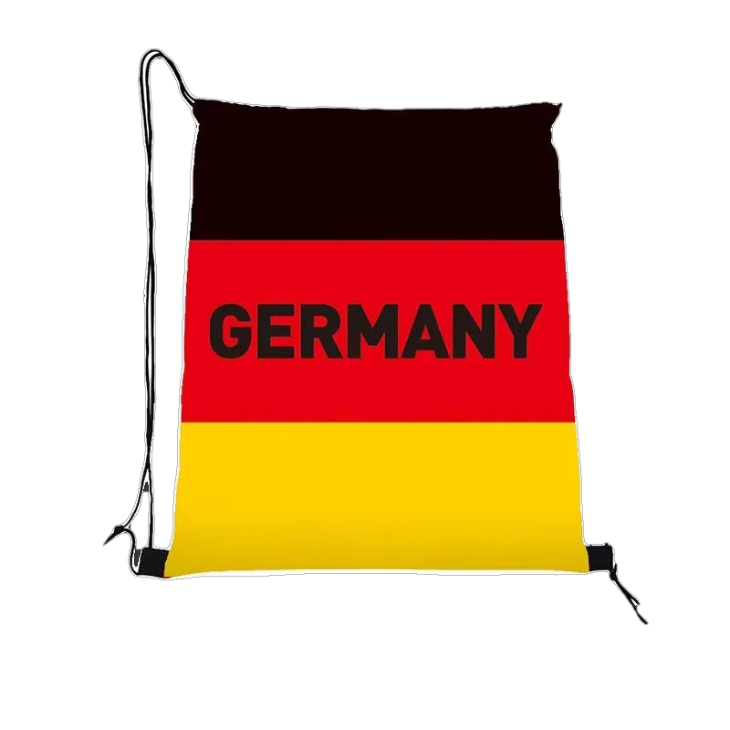 International Football Flag Drawstring Bag