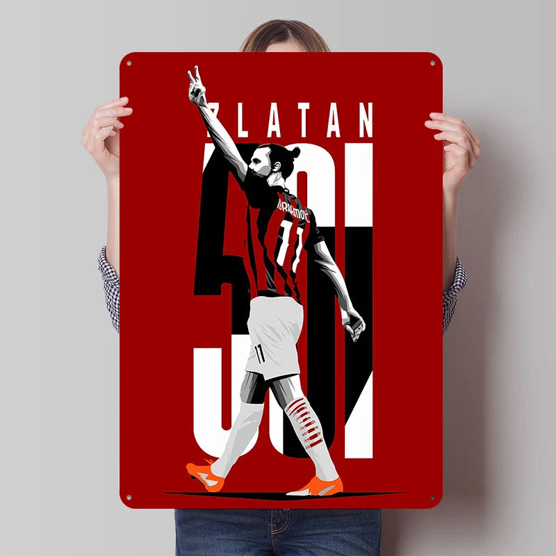 Zlatan Ibrahimović Football Legend Poster