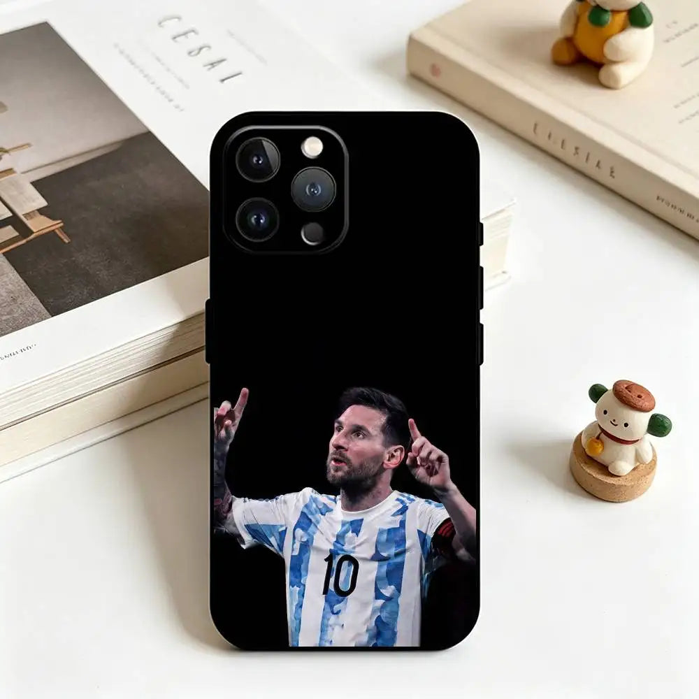 Lionel Messi Black iPhone Case