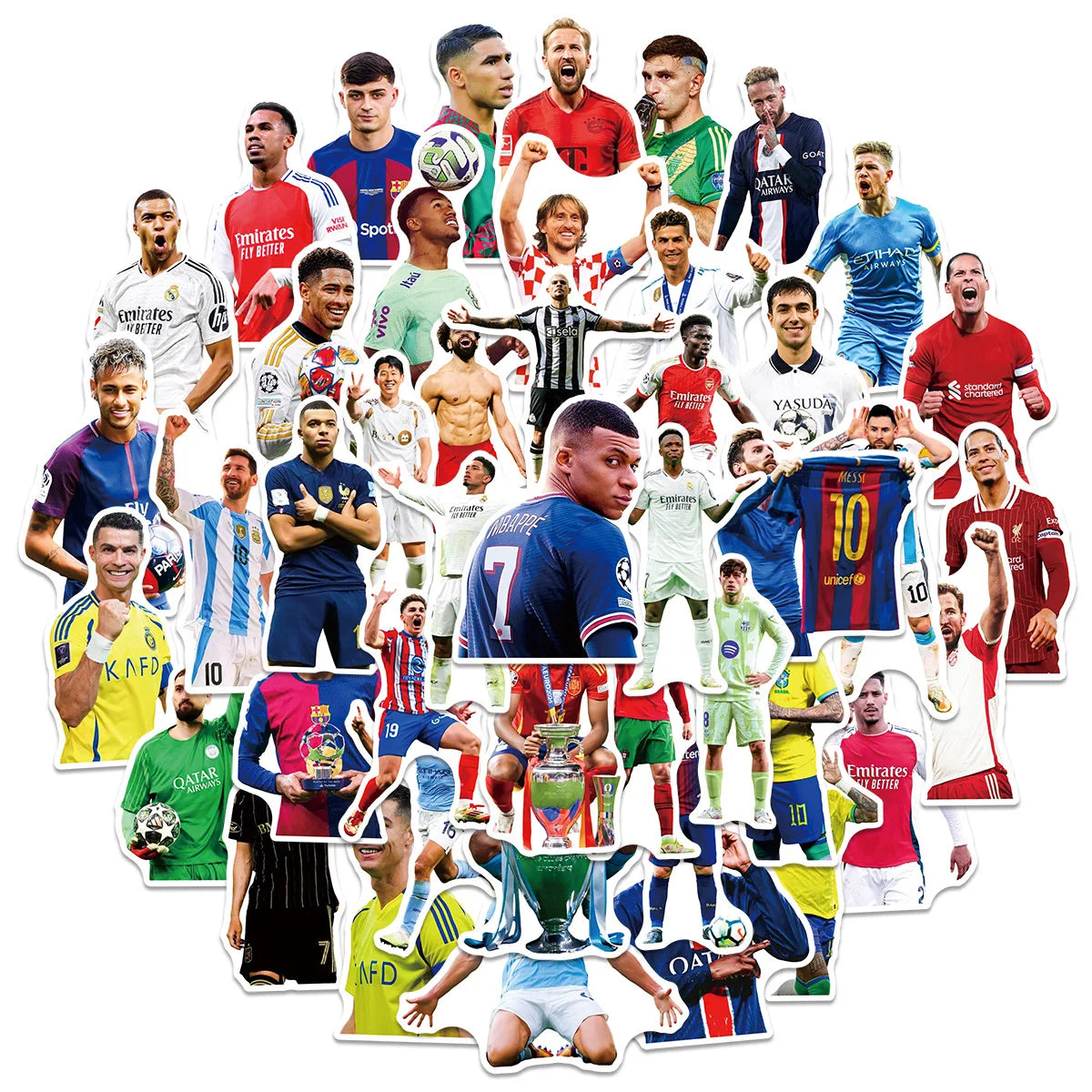 Football Legends Sticker Pack – Players, Teams & Football Icons