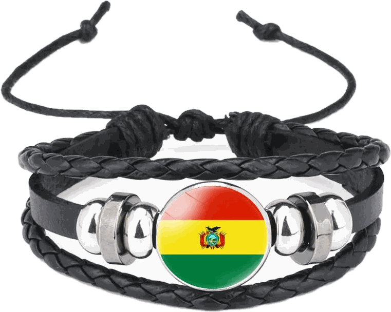 South America & World Football Country Flag Bracelets – 17 Designs