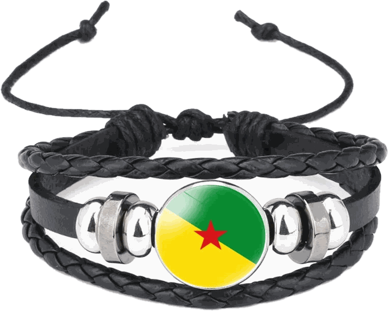 South America & World Football Country Flag Bracelets – 17 Designs