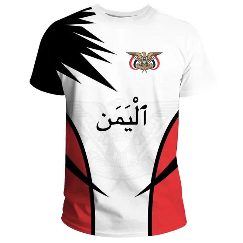 Yemen Flag Football T-Shirt