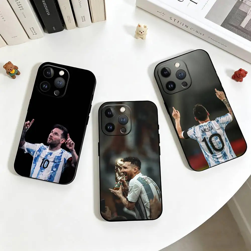 Lionel Messi Black iPhone Case