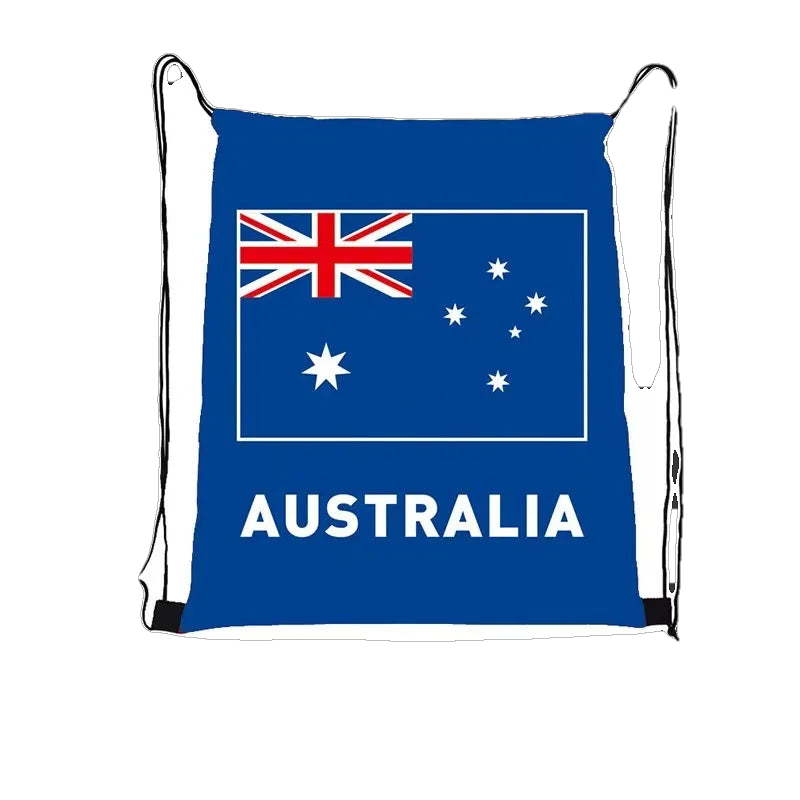 International Football Flag Drawstring Bag