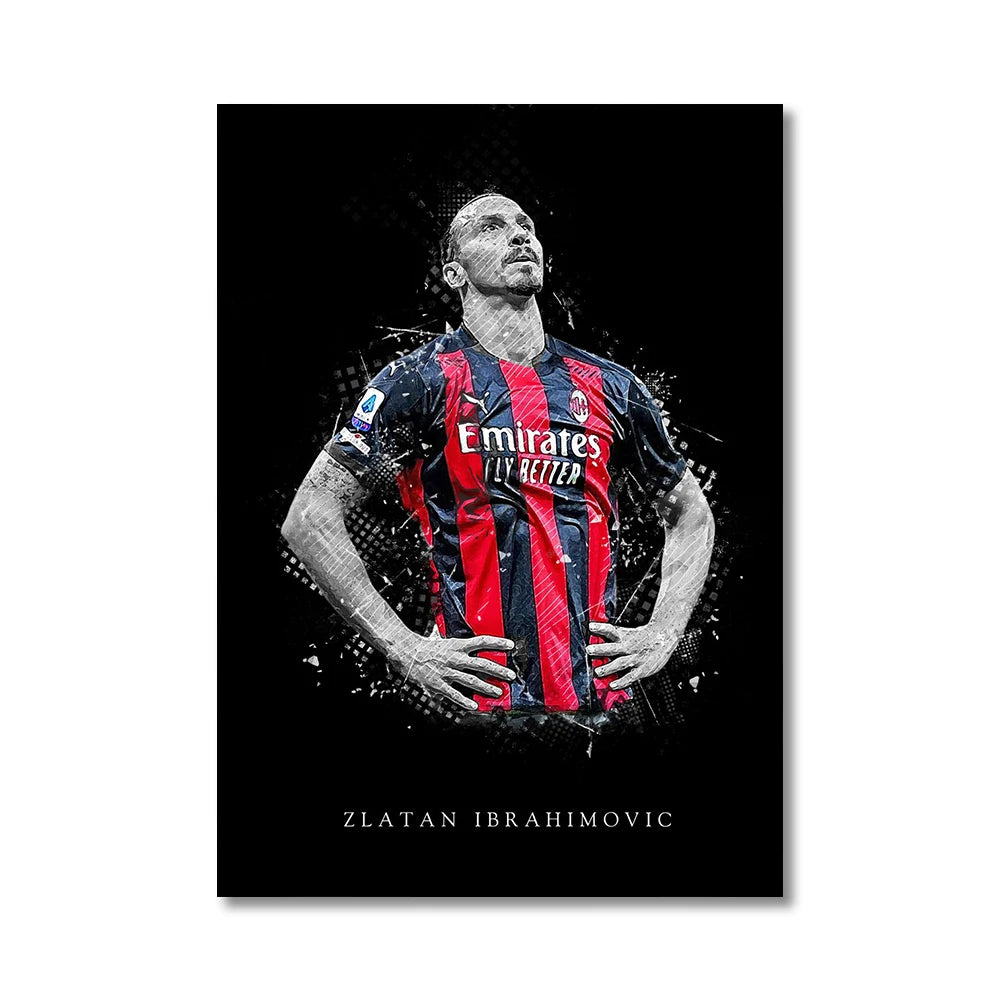 Zlatan Ibrahimović & Luka Modrić Poster