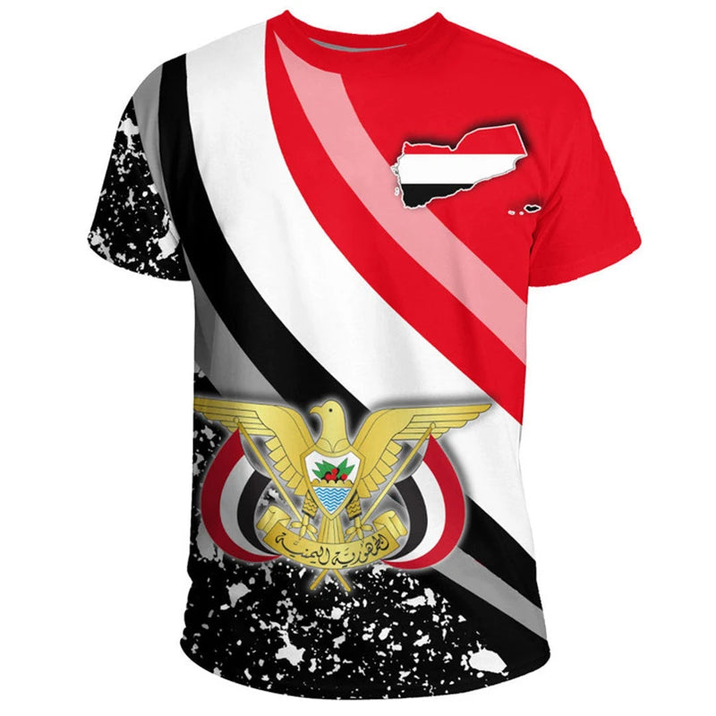 Yemen Flag Football T-Shirt