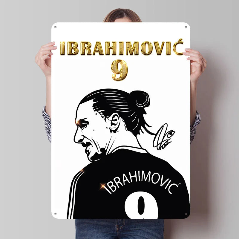 Zlatan Ibrahimović Football Legend Poster