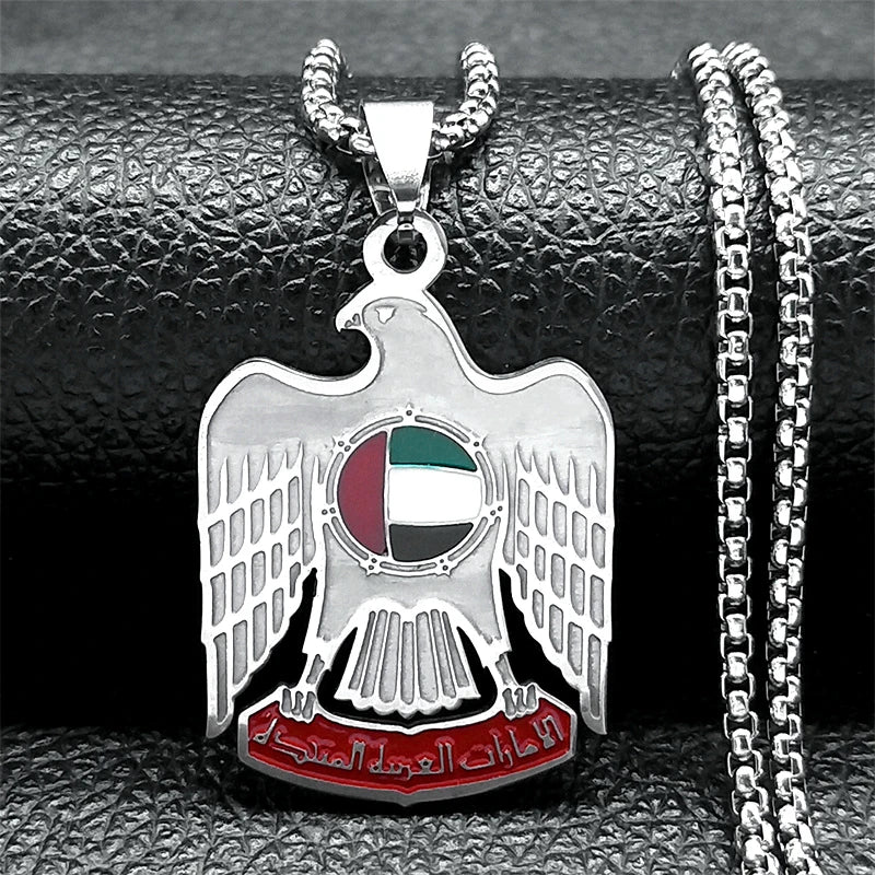 UAE Flag Eagle Necklace – United Arab Emirates