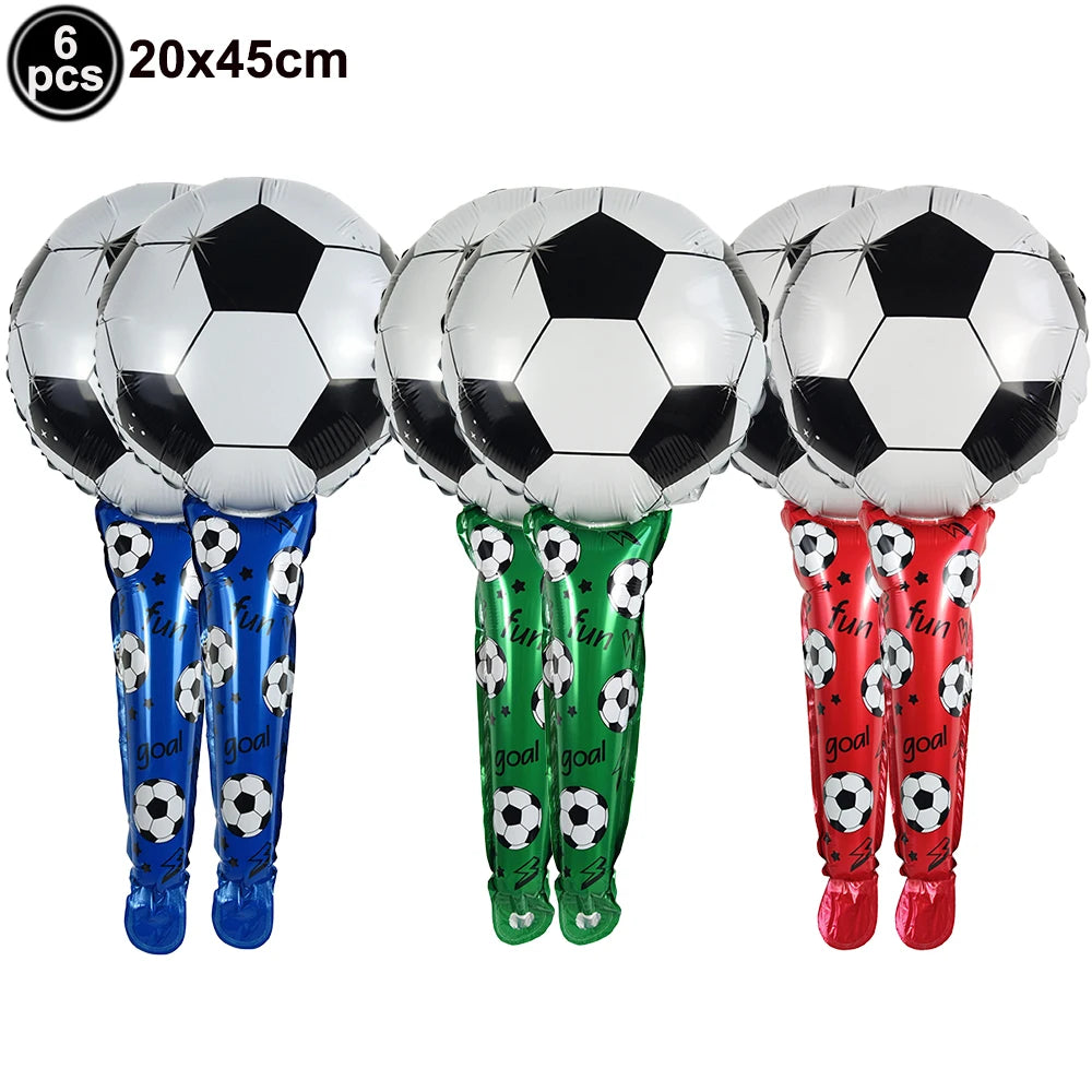 Giant Standing Football Trophy Foil Balloon – Champions Cup Party Decoration (UAE)