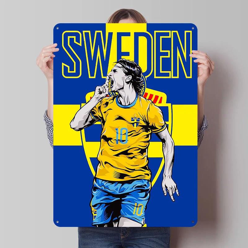 Zlatan Ibrahimović Football Legend Poster