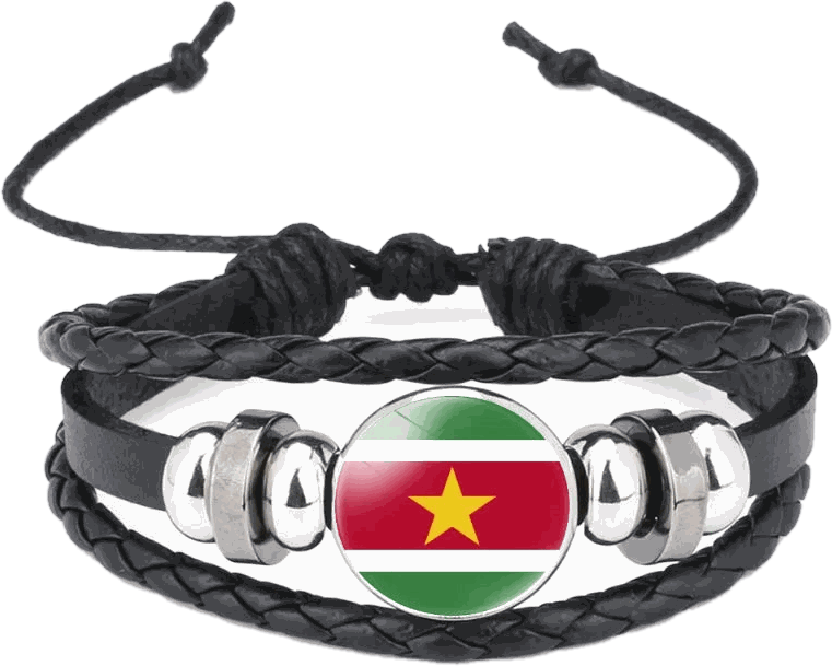 South America & World Football Country Flag Bracelets – 17 Designs