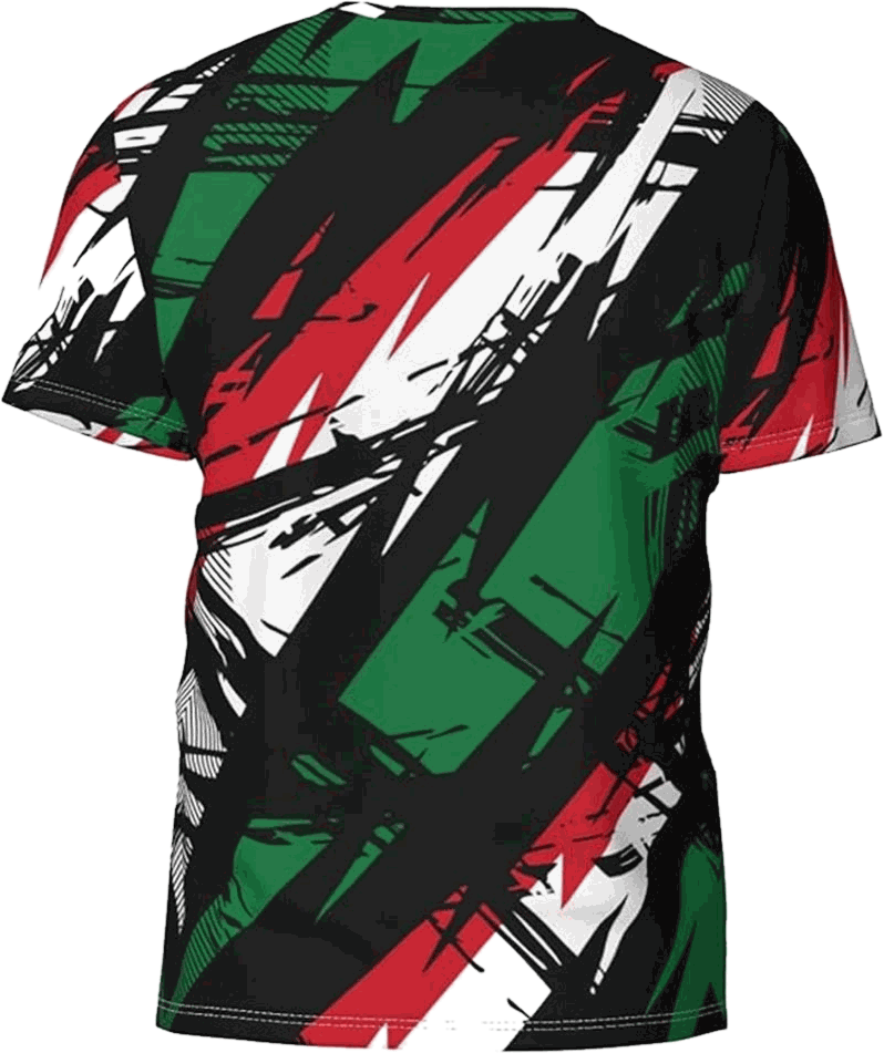Palestine Flag Football T-Shirt