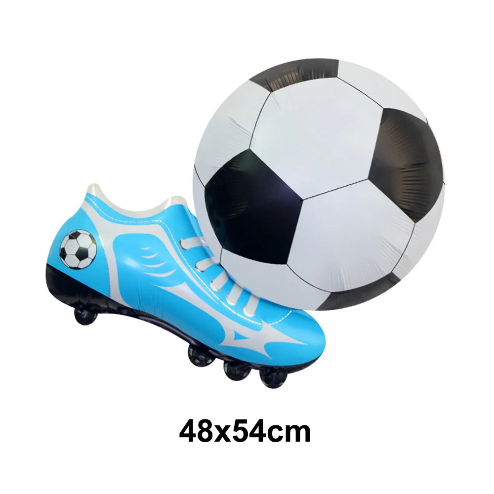 Giant Standing Football Trophy Foil Balloon – Champions Cup Party Decoration (UAE)