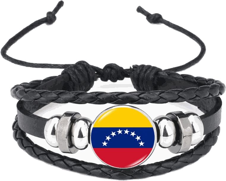 South America & World Football Country Flag Bracelets – 17 Designs